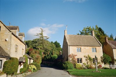 Cotswold village, Cotswolds, UK, October 2025